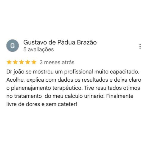 Depoimento Google Dr. Joao Manoel