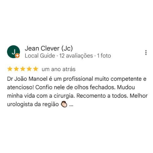 Depoimento Google Dr. Joao Manoel